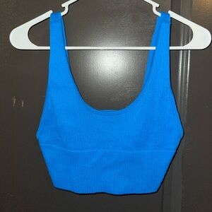 Blue forever 21 size small crop top.